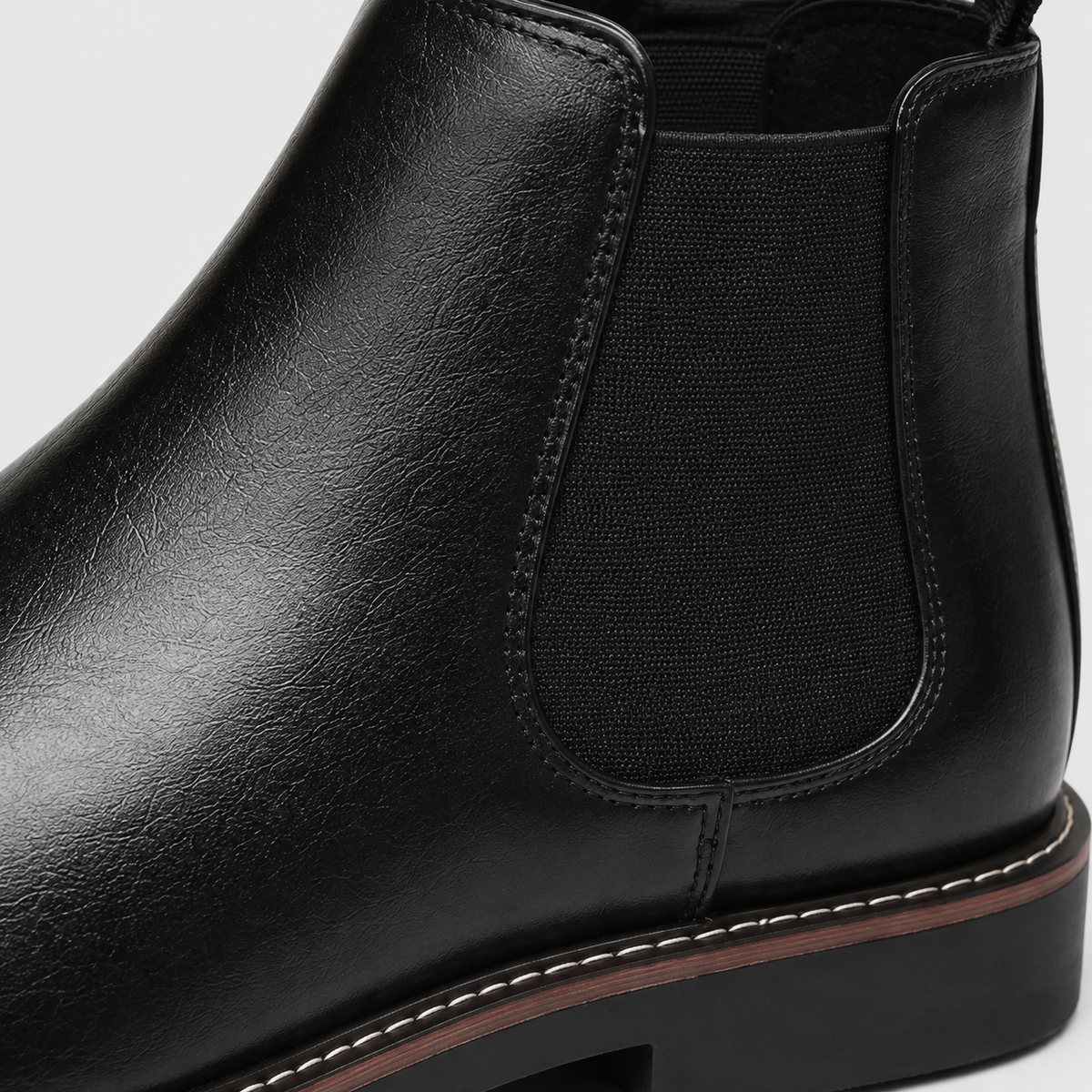 Chelsea Boots Homme Noires — Bottines Rétro Confortables Style British