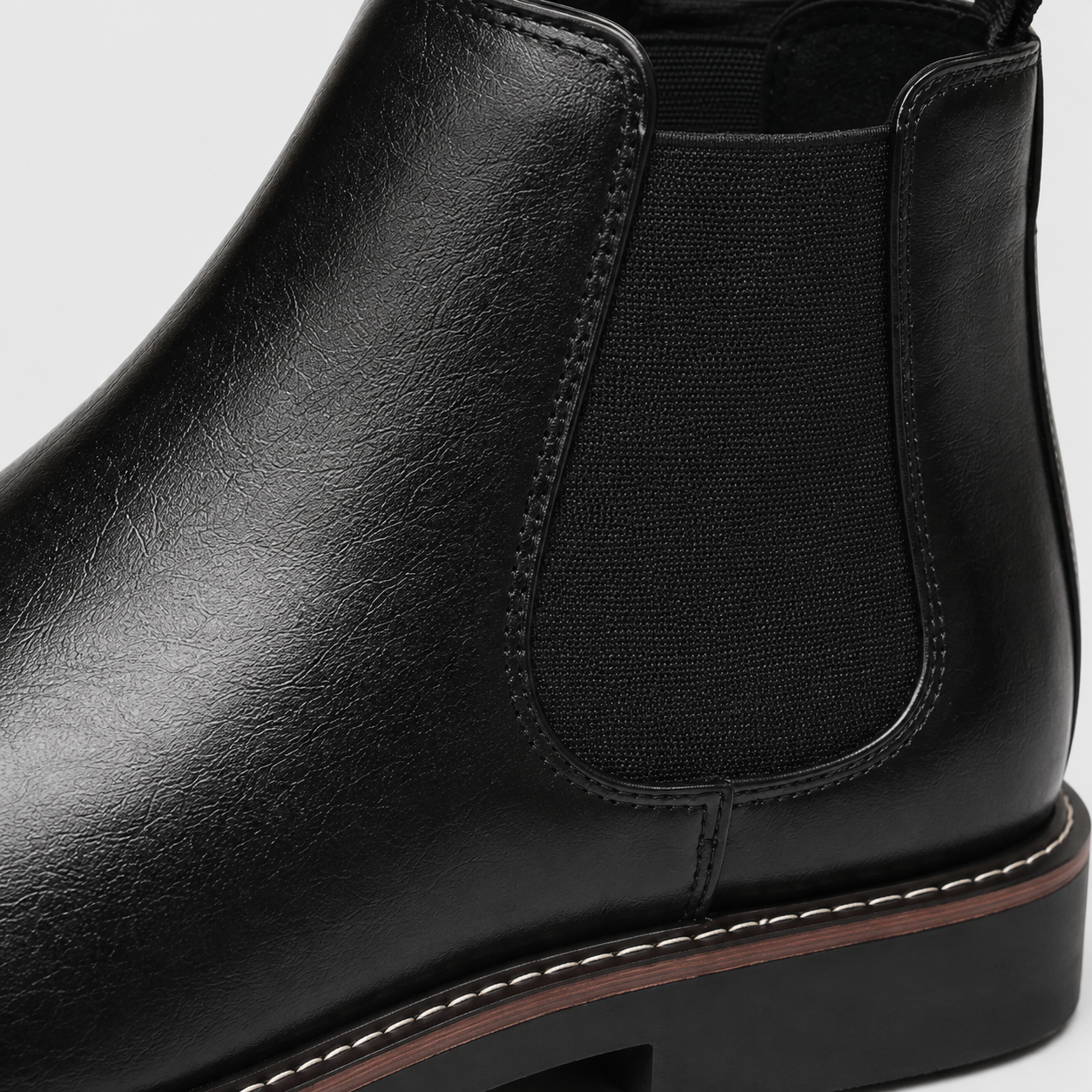 Chelsea Boots Homme Noires — Bottines Rétro Confortables Style British