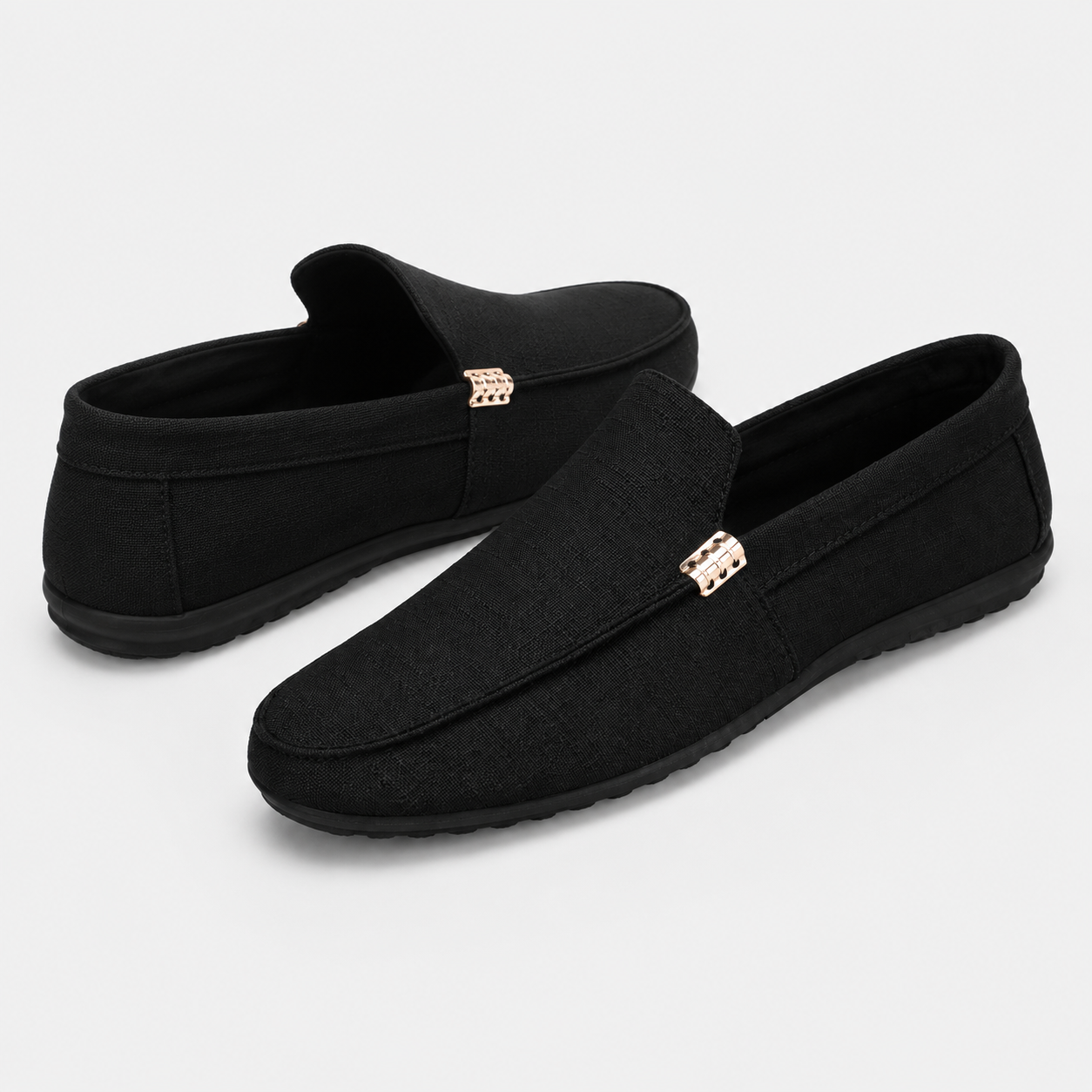 Mocassin Homme Noir Confortable