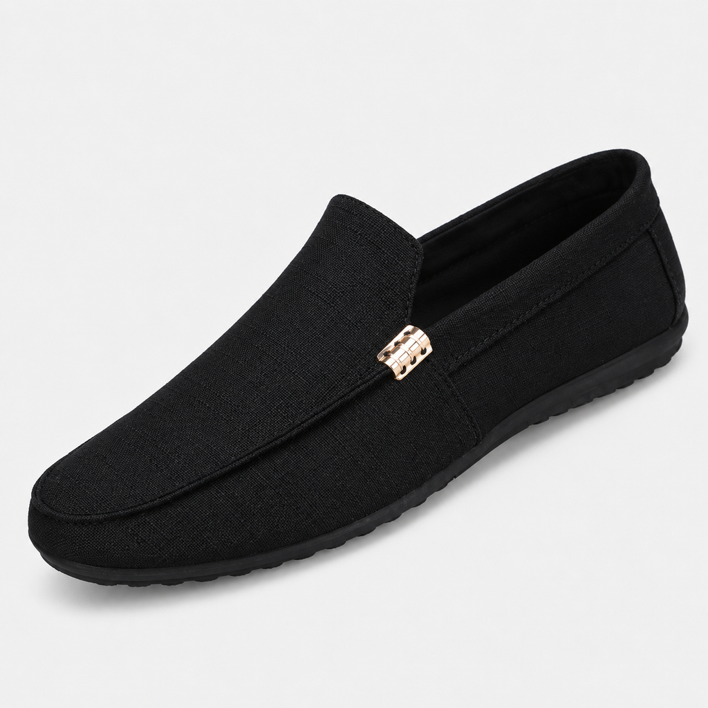 Mocassin Homme Noir Confortable