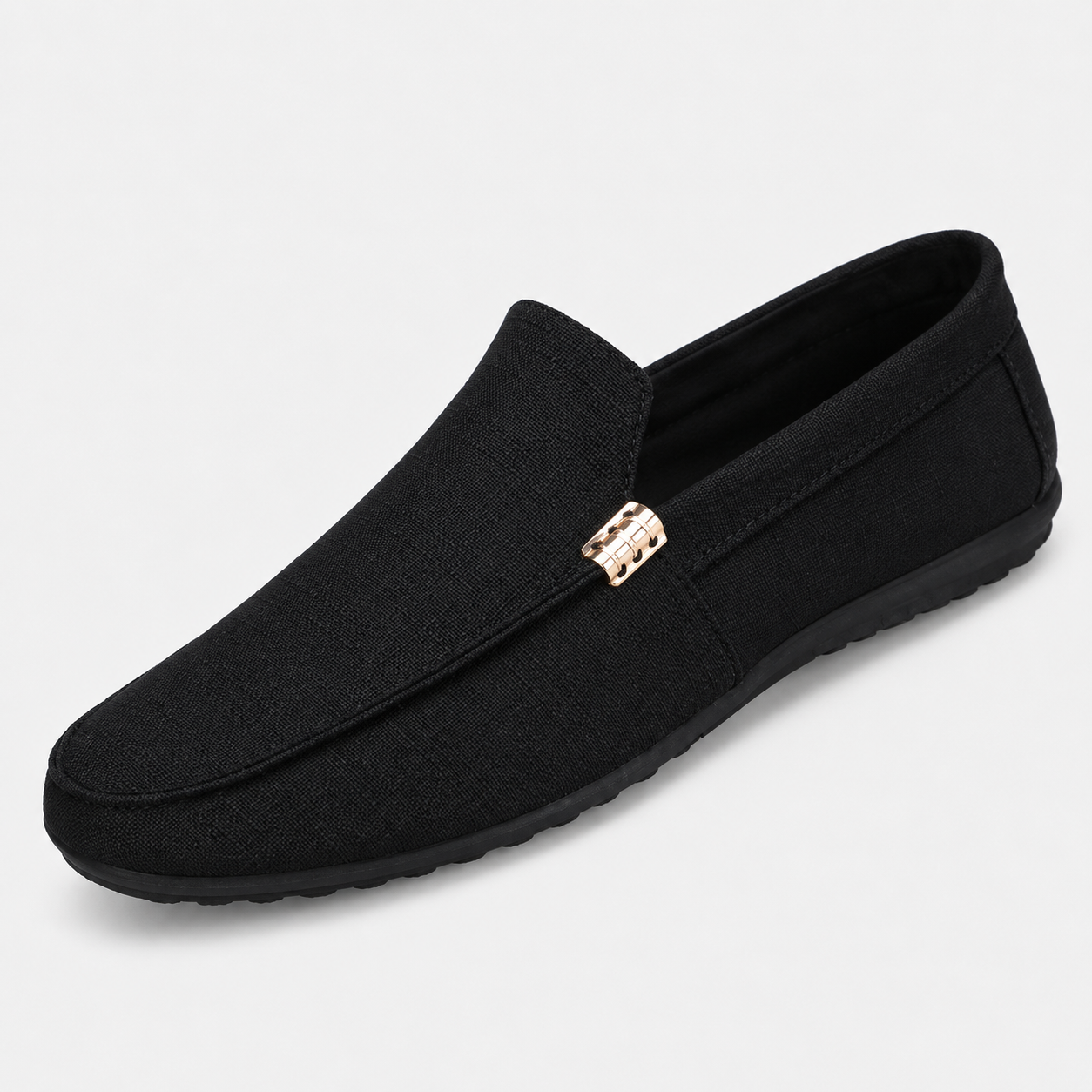 Mocassin Homme Noir Confortable