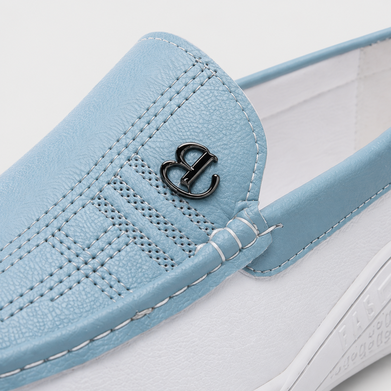 Mocassin Bleu Clair Homme
