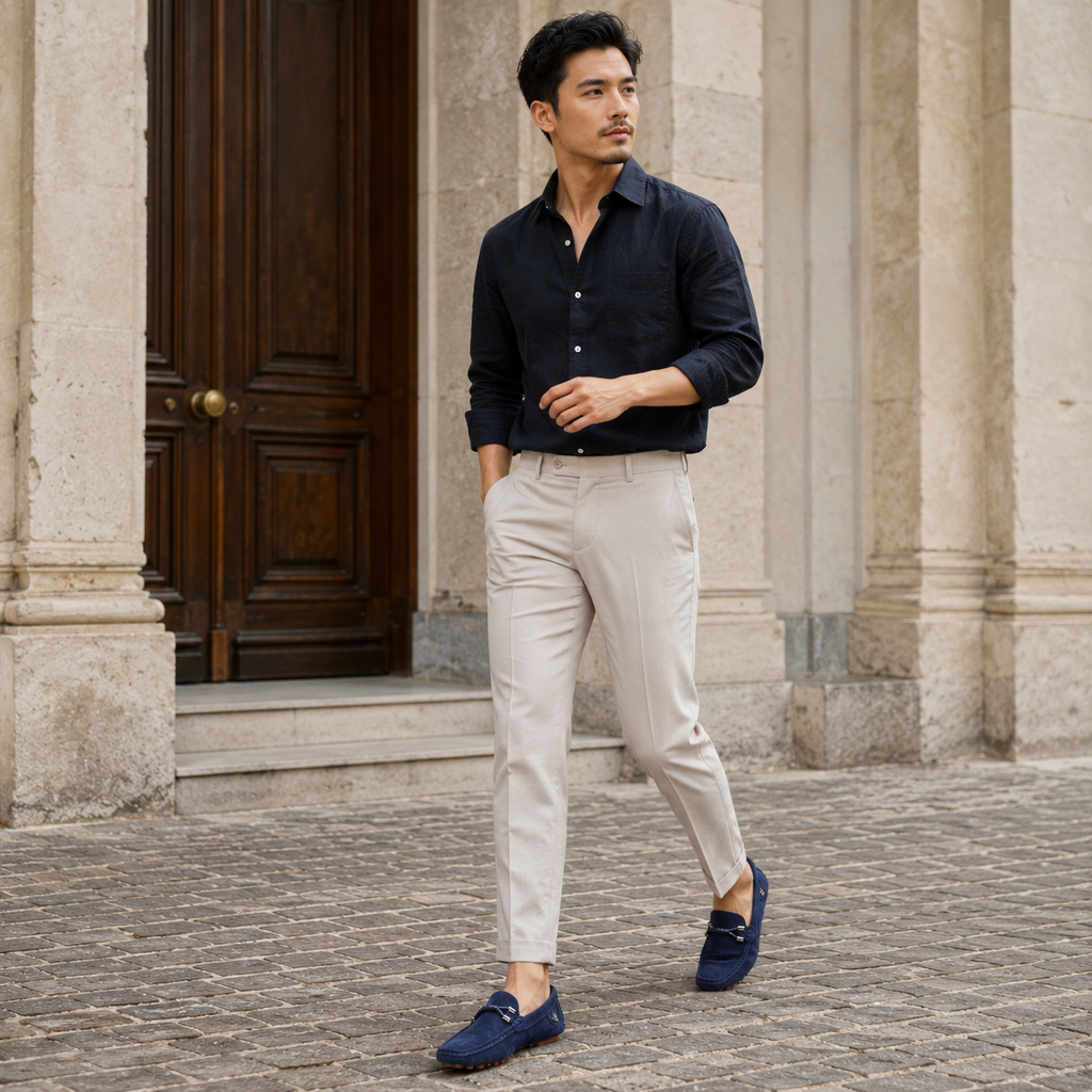 Mocassin Bleu Luxe