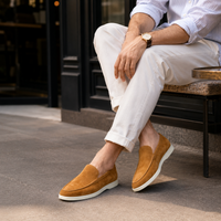 Mocassin Homme Daim Marron