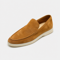 Mocassin Homme Daim Marron