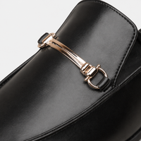 Mocassins Mules Homme Noir