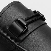 Chausson Mocassin Mule Ouvert Noir