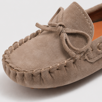 Mocassin Enfant En Daim Beige Bateau