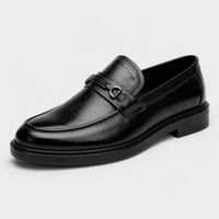 Mocassin Homme Noir Brillant