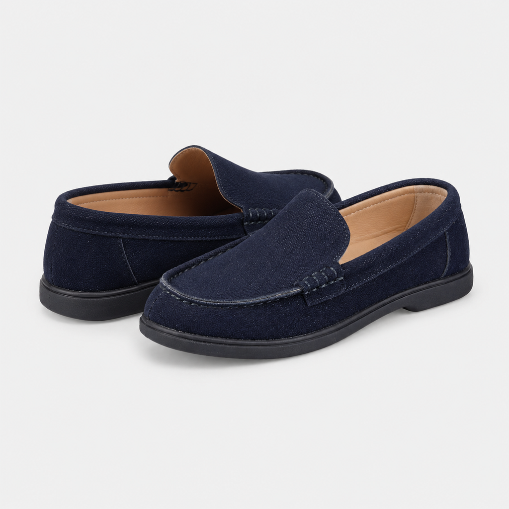 Mocassin Enfant Bleu Marine