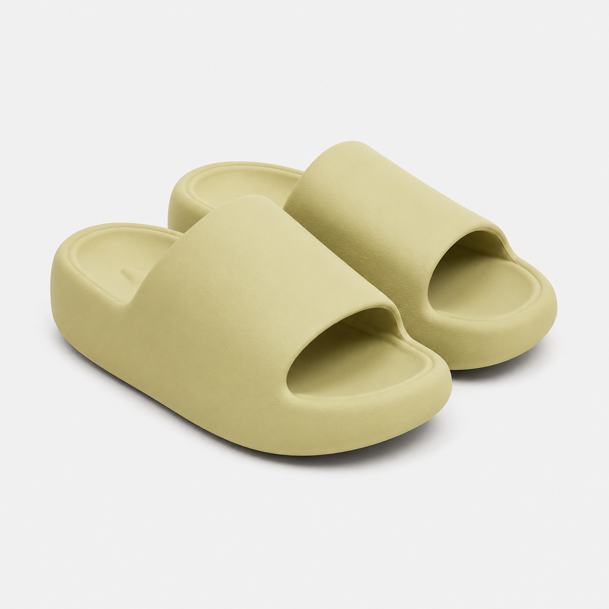 Sandale Homme Confort Plastique Été Vert Sauge