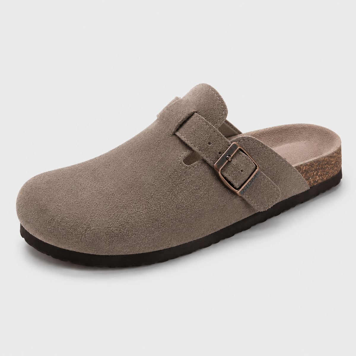 Sandale Homme Confort Été Marron Camel À Bride Ajustable