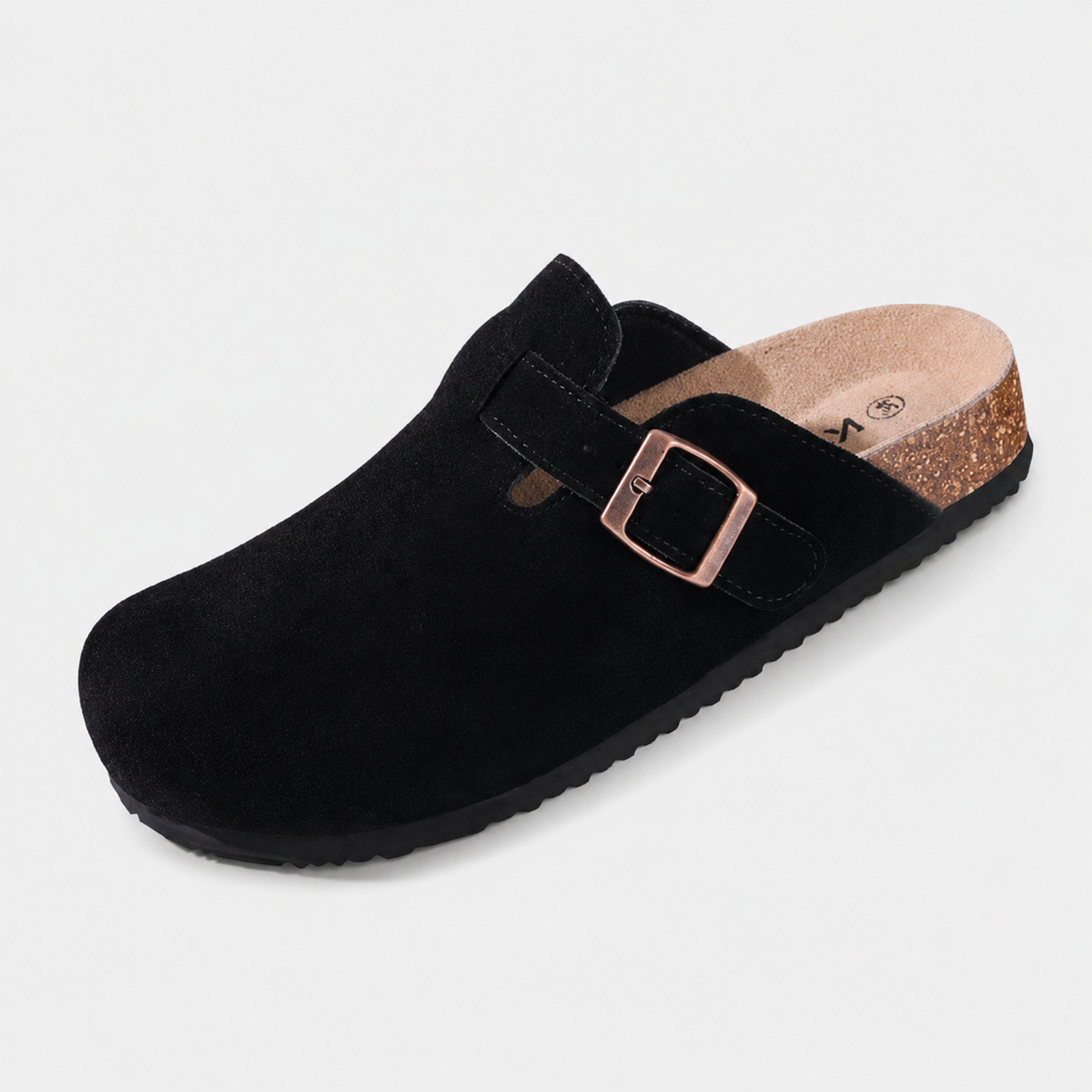 Sandale Confort Homme Noir