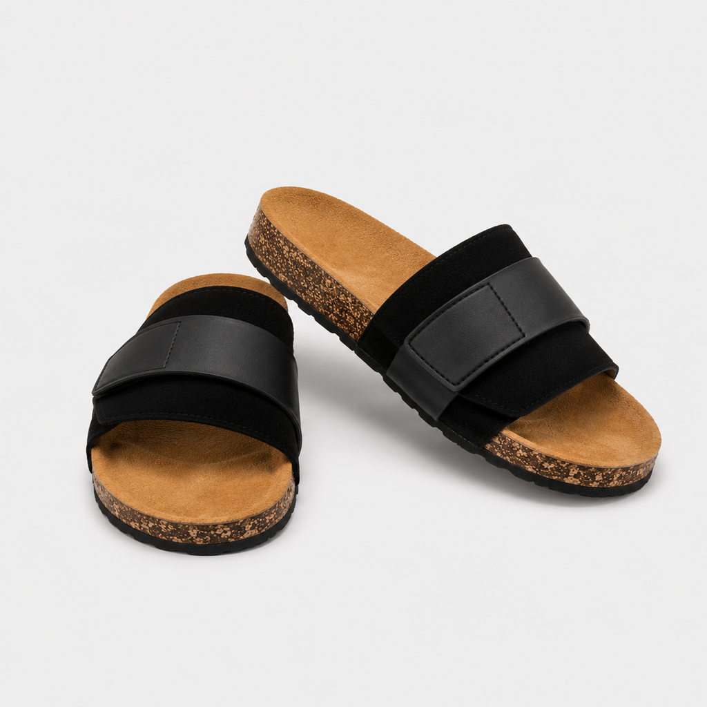Sandales Homme Confortable Noir