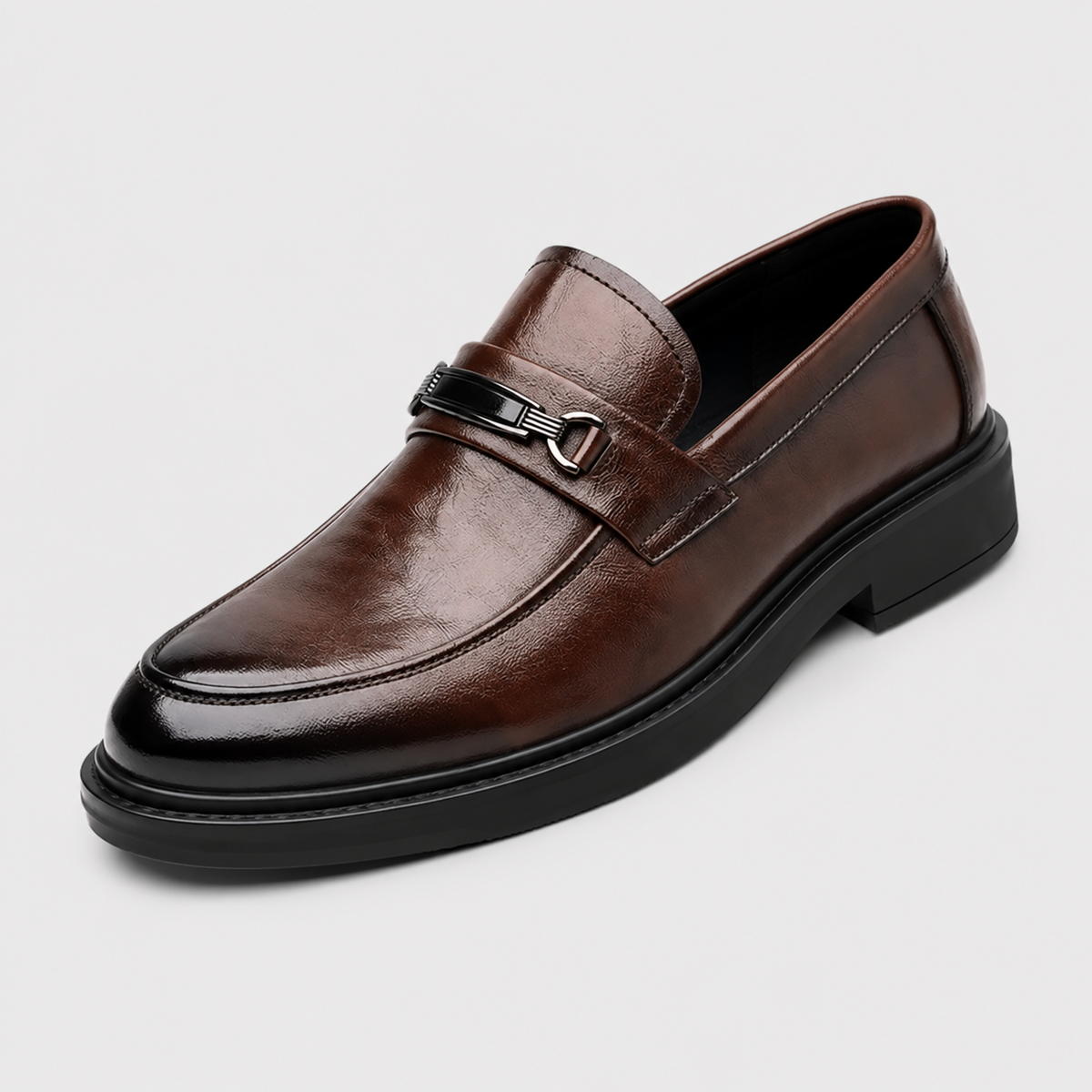 Mocassin Marron Homme Cuir