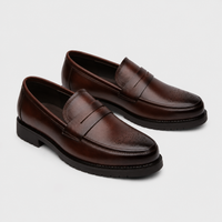 Mocassin Marron Vernis