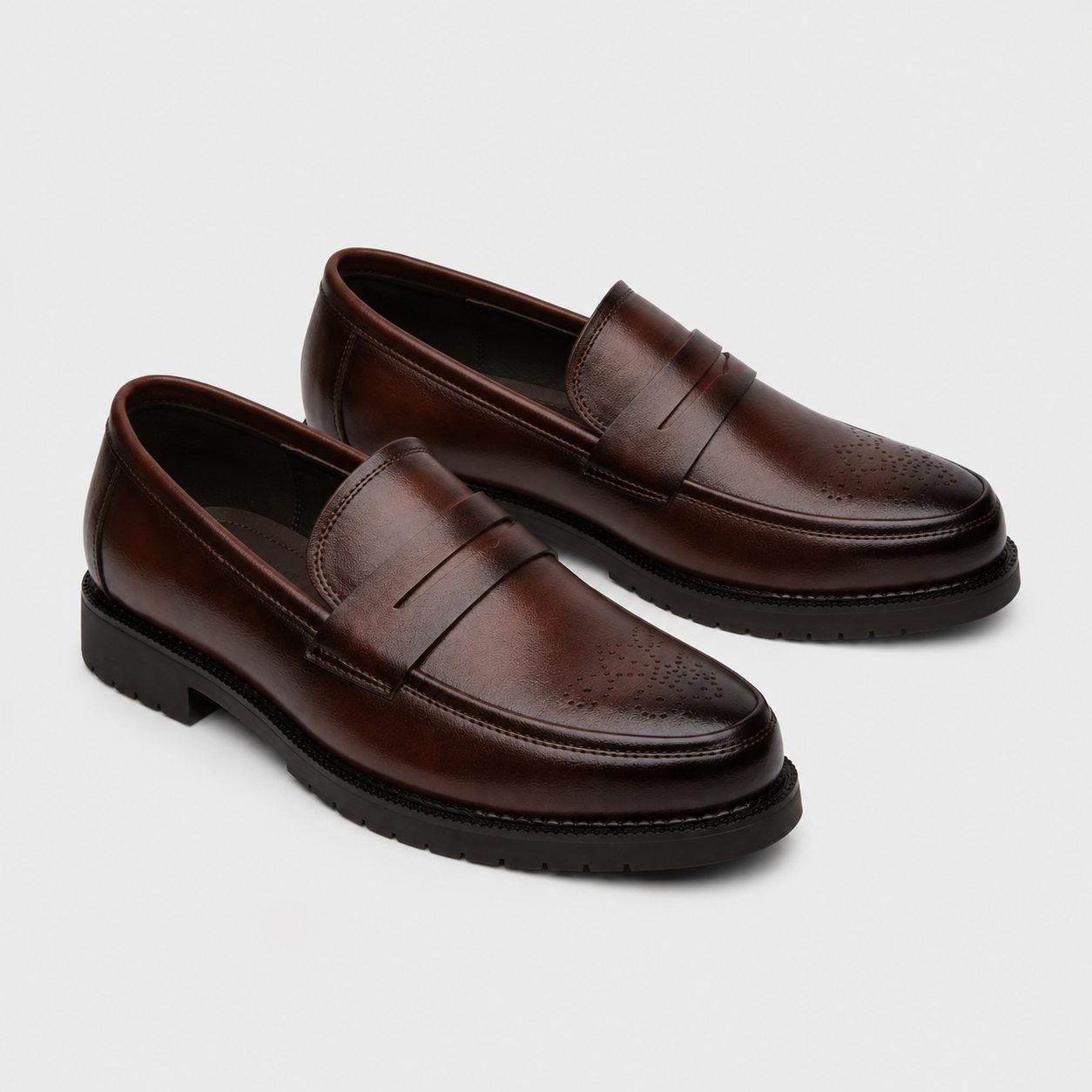 Mocassin Marron Vernis