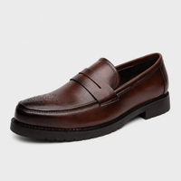 Mocassin Marron Vernis