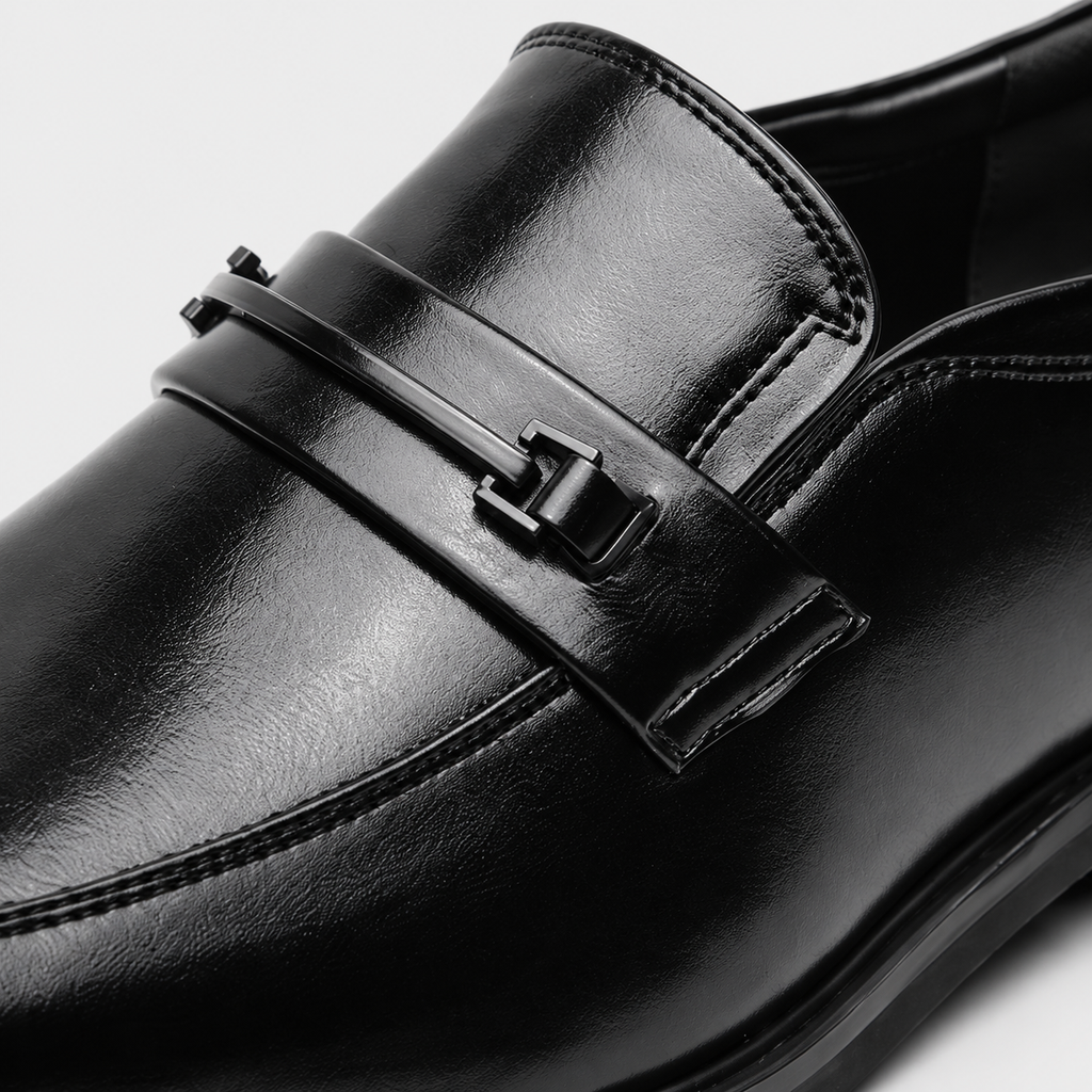 Mocassins Habillés En Cuir Véritable Pour Homme