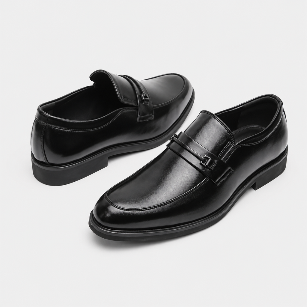 Mocassins Habillés En Cuir Véritable Pour Homme