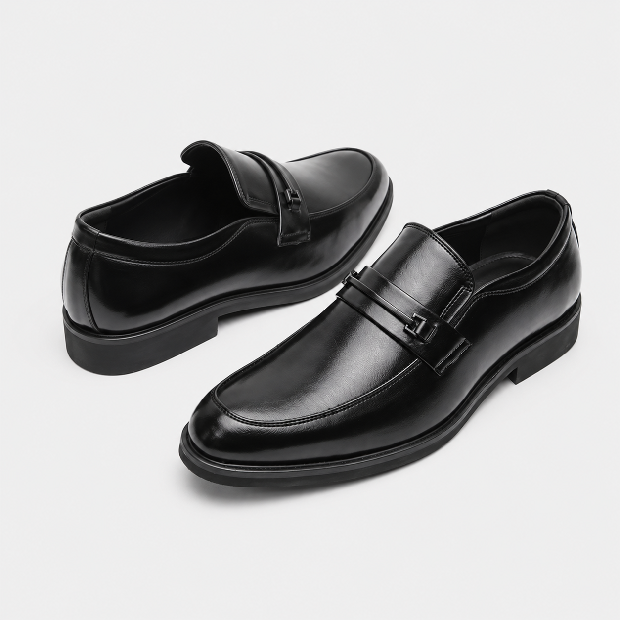 Mocassins Habillés En Cuir Véritable Pour Homme