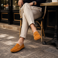 Mocassins Daim Marron Homme