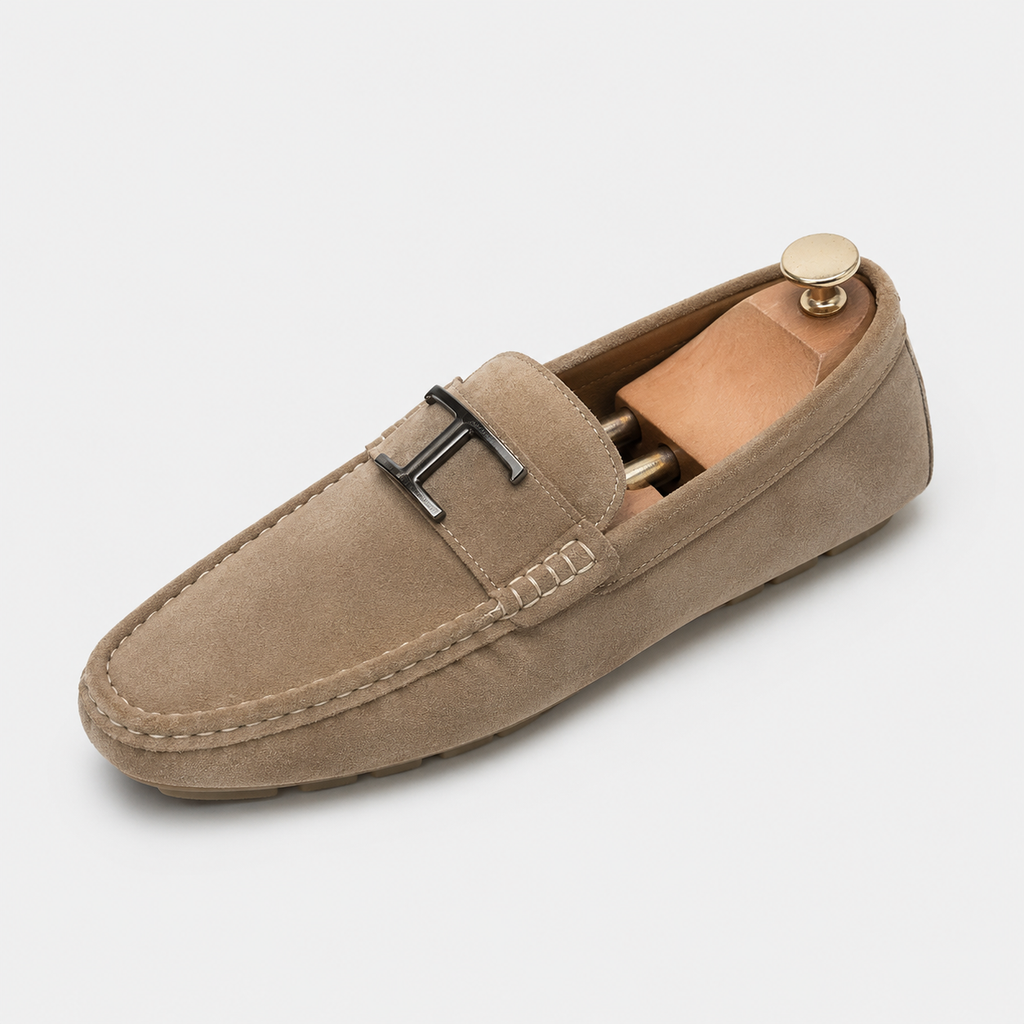 Mocassins Beige Pour Homme