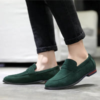 Mocassins Homme Beige en Daim Classique