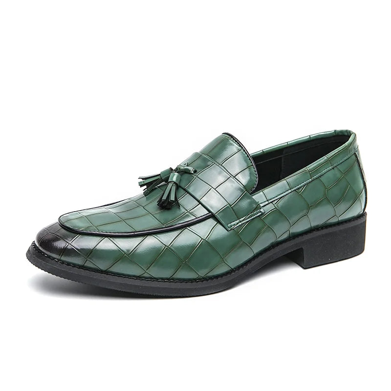 Mocassin À Gland Croco