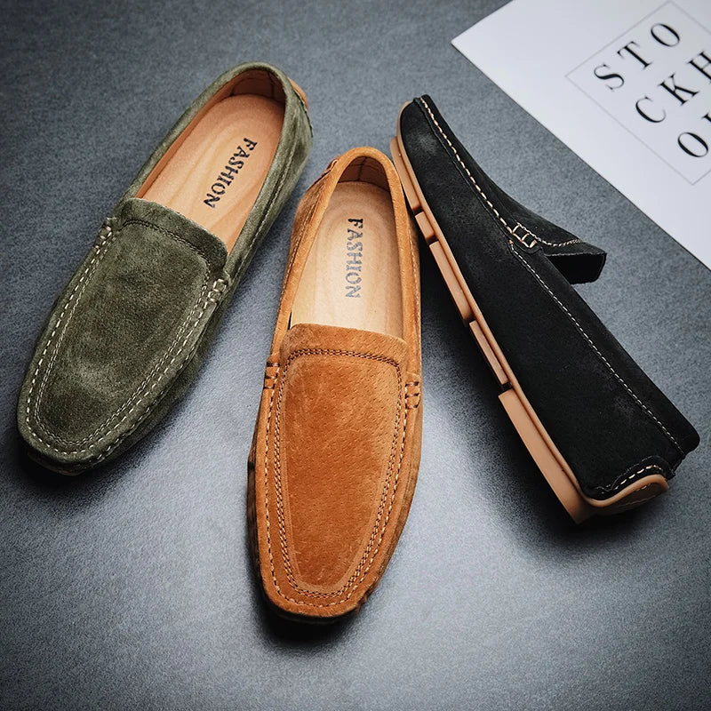Bateaux Mocassin Homme Marron Clair