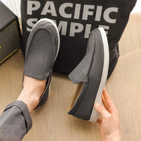 Mocassin En Daim Noir Pour Homme
