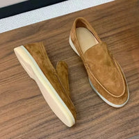 Mocassin Homme Daim Bleu
