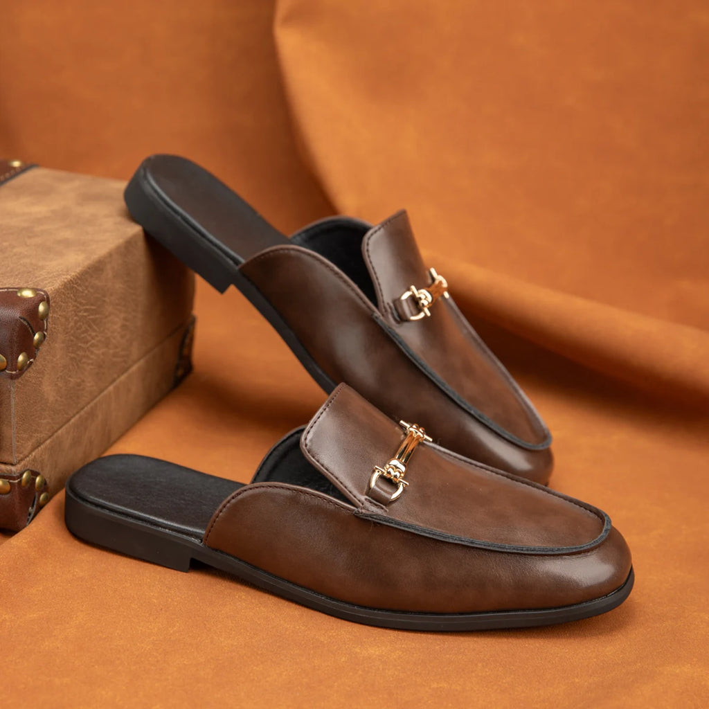 Mocassins Mules Homme Noir