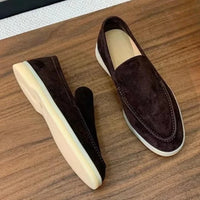Mocassin Homme Daim Marron