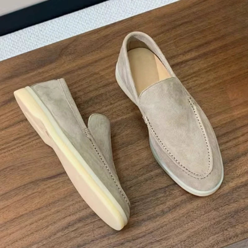 Mocassin Homme Daim Marron