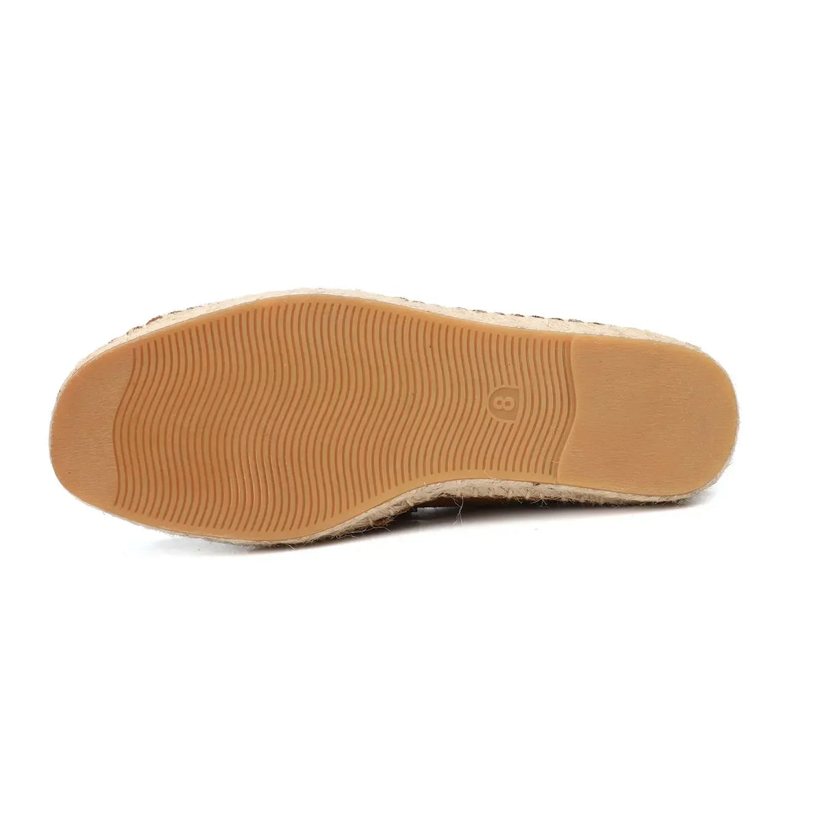 Mocassin Marron Compensé En Daim