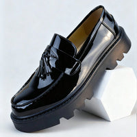 Mocassin Vernis Compensé