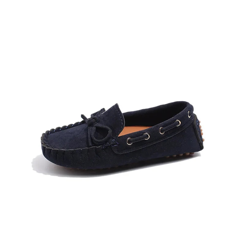 Mocassin Enfant En Daim Beige Bateau