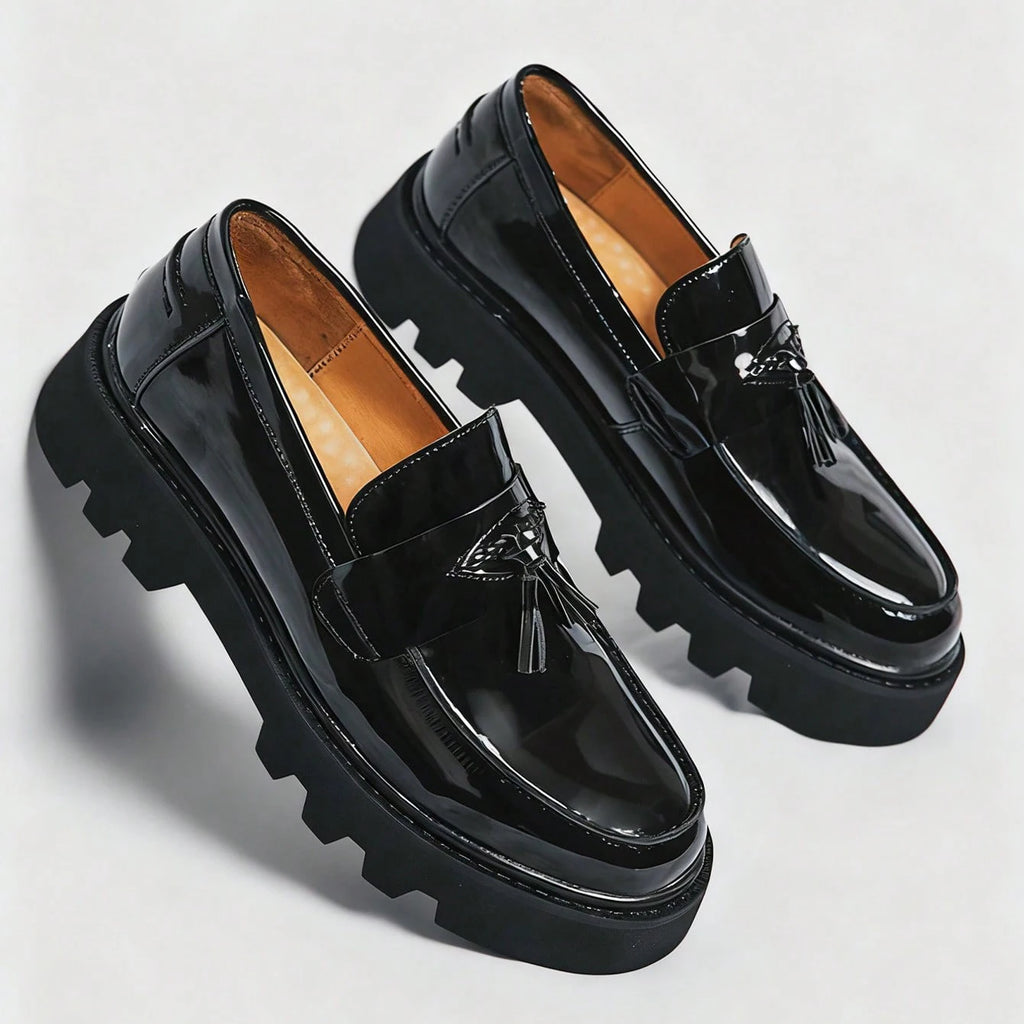 Mocassin Vernis Compensé