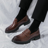 Mocassin Marron Vernis