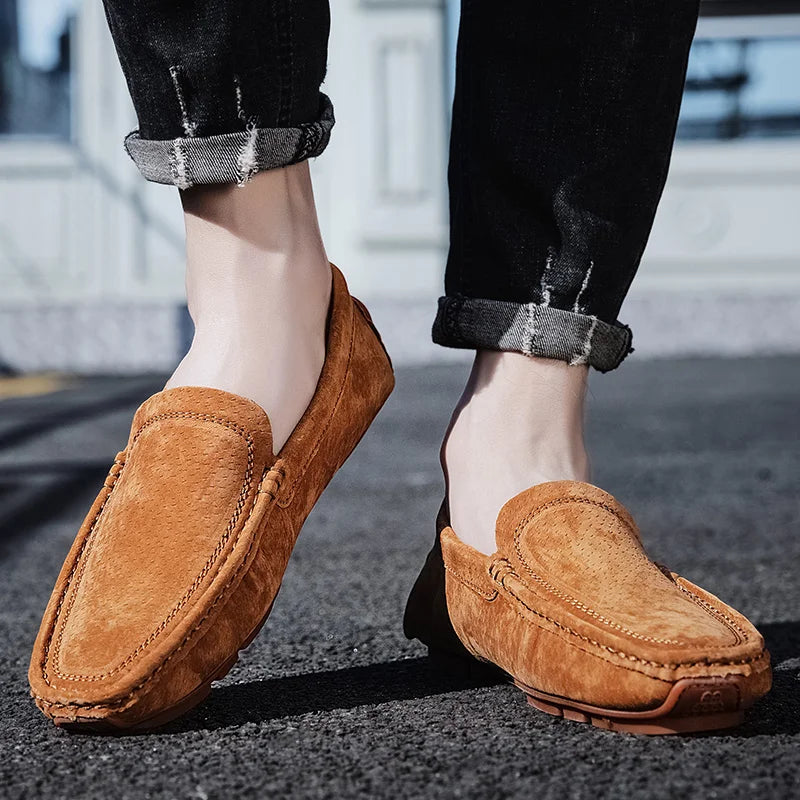 Bateaux Mocassin Homme Marron Clair
