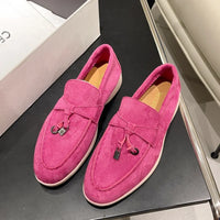 Mocassin En Daim Beige À Gland