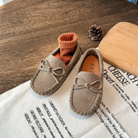 Mocassin Enfant En Daim Beige Bateau