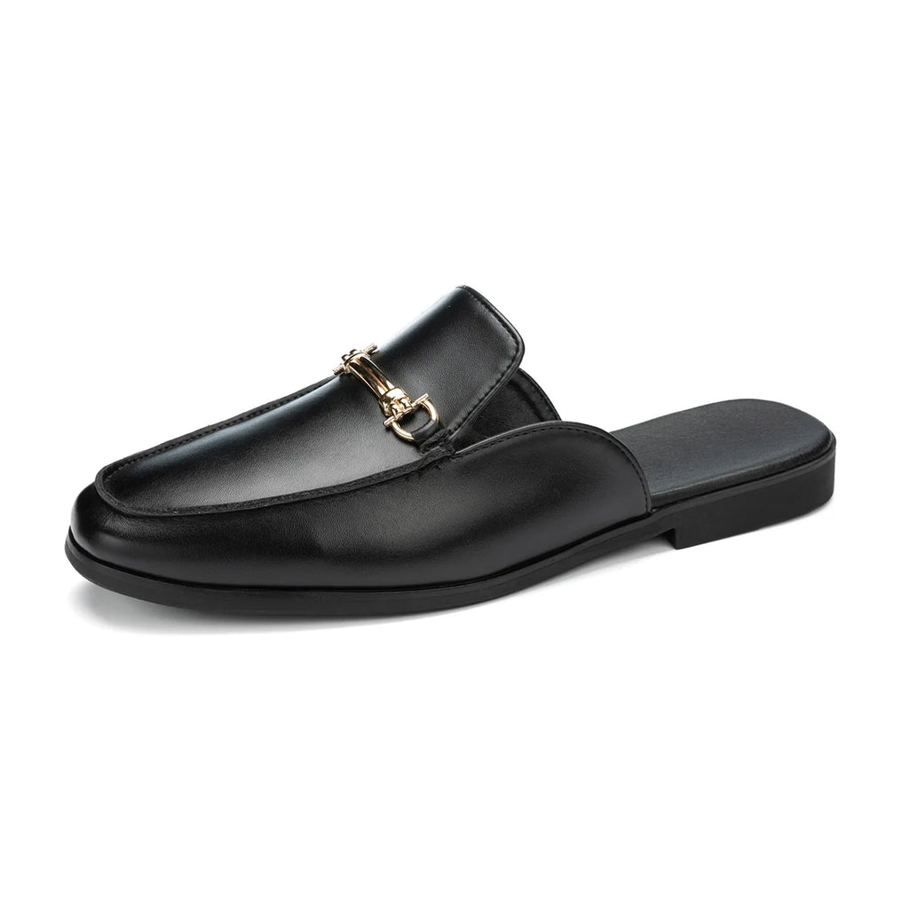 Mocassins Mules Homme Noir