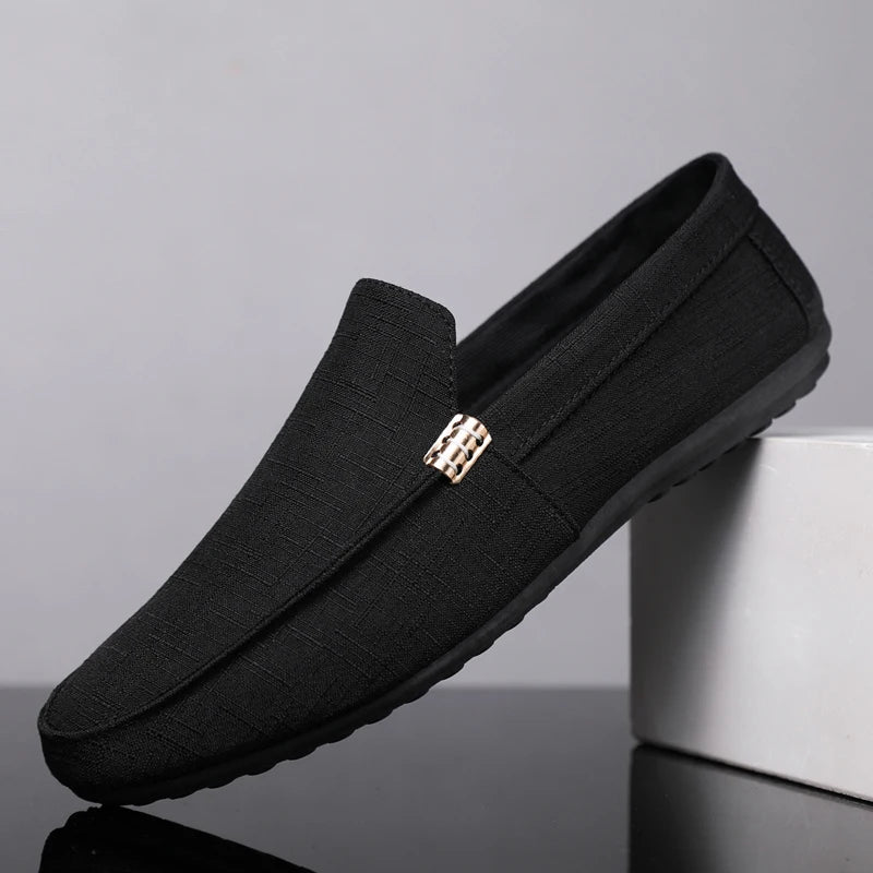 Mocassin Homme Noir Confortable