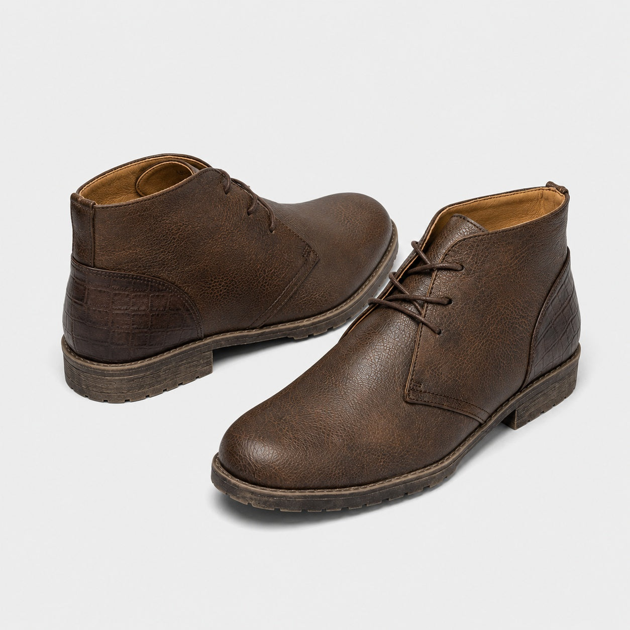 Noble Chaussure Bottine Homme À Lacets Bottine À Lacet Homme Marron