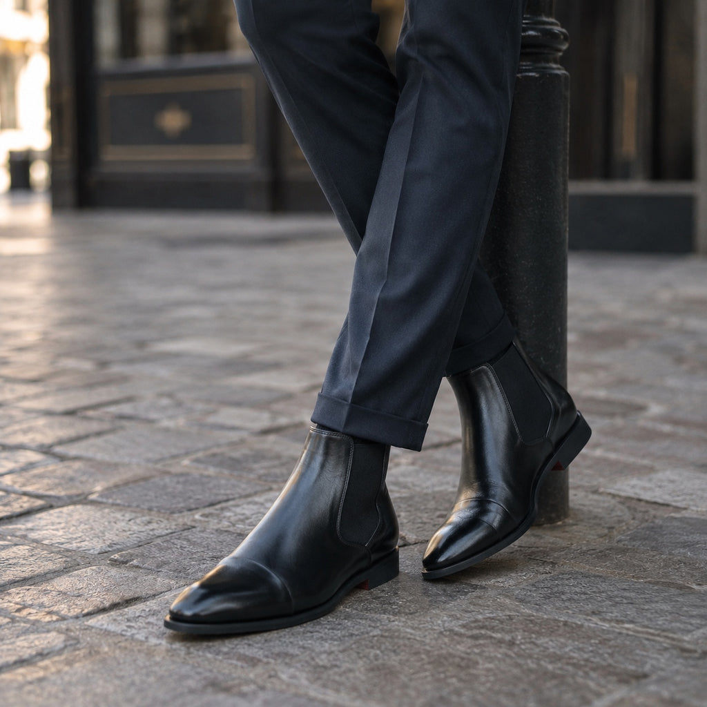 Noble Chaussure Bottine Homme À Lacets Bottine Homme Avec Lacet