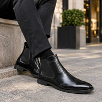 Noble Chaussure Bottine Homme À Lacets Bottine Noir Homme Lacet