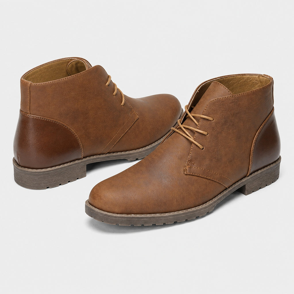 Noble Chaussure Bottine Homme À Lacets Bottines À Lacets Marron Homme