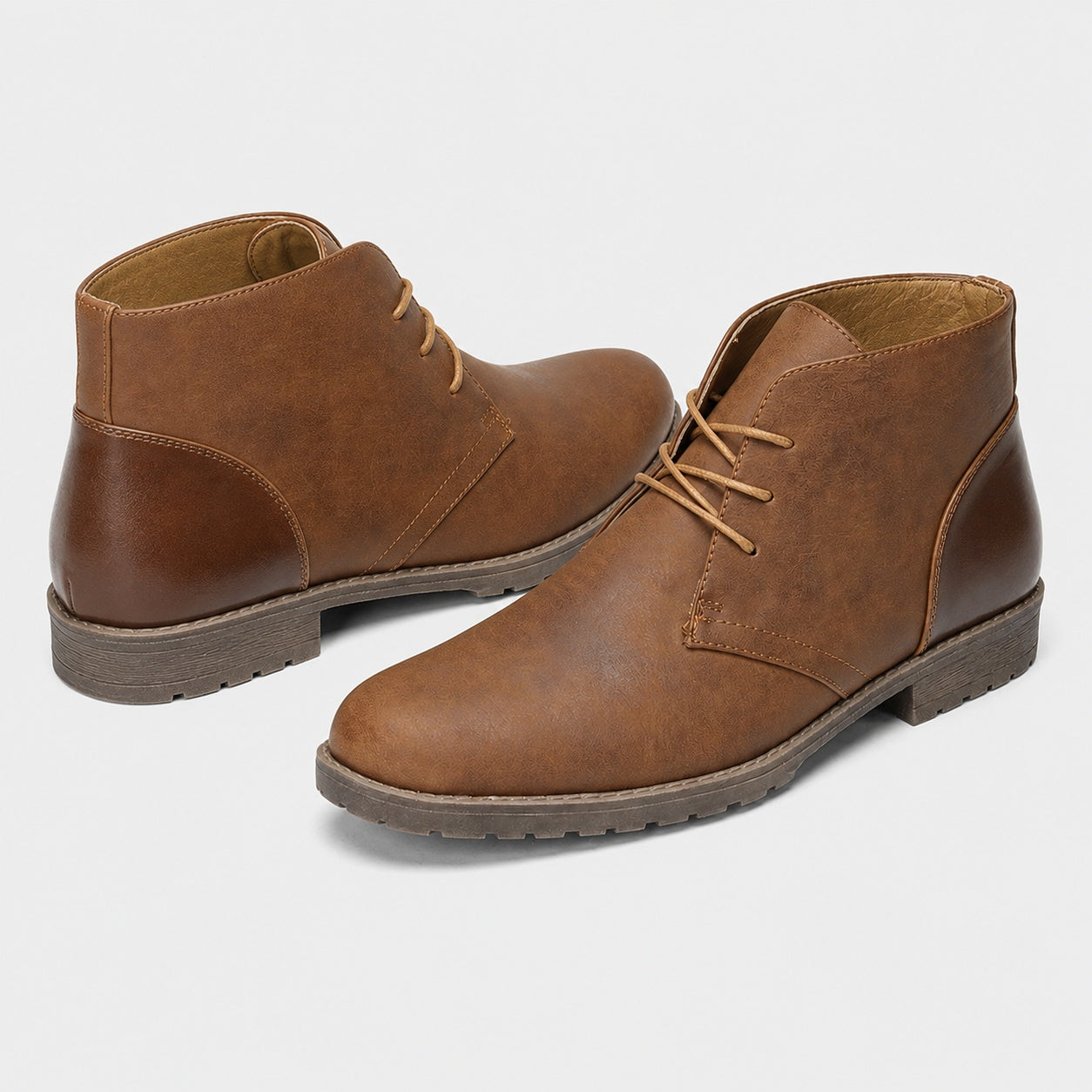 Noble Chaussure Bottine Homme À Lacets Bottines À Lacets Marron Homme